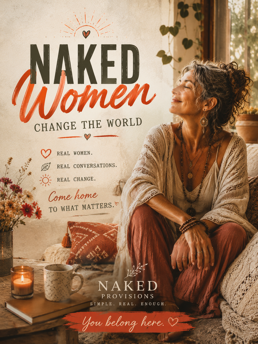 Naked Provisions: A Mid-Life Manifesto + Workbook and 7-Day Naked Challenge